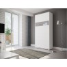 Lit escamotable vertical 120x200 blanc , Gamme concept