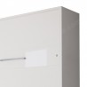 Lit escamotable vertical 120x200 blanc , Gamme concept