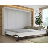 LIT ESCAMOTABLE HORIZONTAL 160X200 BLANC , GAMME CONCEPT
