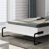 Lit escamotable vertical 120x200 blanc , Gamme concept