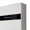 Lit escamotable vertical 120x200 blanc , Gamme concept