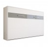 Lit escamotable horizontal 120x200 blanc , Gamme concept