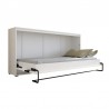 Lit escamotable horizontal 90x200 blanc , Gamme concept