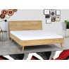 Lit double  design en bois dimension 160 x 200, Gamme benidorm