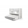 Lit superpose enfant 90x200 avec rangements , Gamme bonny