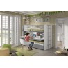 Lit superpose enfant 90x200 avec rangements , Gamme bonny