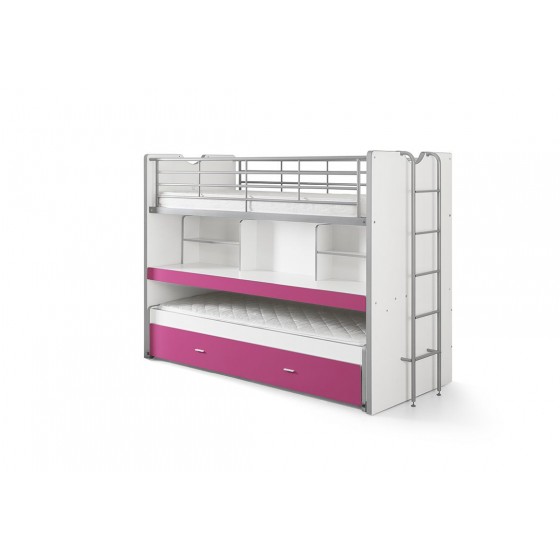 Lit superpose enfant 90x200 avec rangements , Gamme bonny