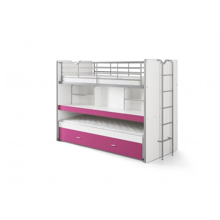 Lit superpose enfant 90x200 avec rangements , Gamme bonny
