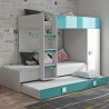 Lit gigogne enfant avec armoire et tiroir, Gamme dream
