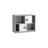 Lit combiné avec bureau et rangements, Gamme puzzle