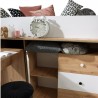 LIT ENFANT COMBINE 90X200  AVEC BUREAU ET RANGEMENTS  ? GAMME SMART