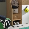 LIT ENFANT COMBINE 90X200  AVEC ESCALIER  ET  BUREAU ? GAMME SMART