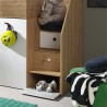 LIT ENFANT COMBINE 90X200  AVEC ESCALIER  ET  BUREAU ? GAMME SMART