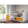 Lit compact enfant 90x200 avec bureau- Gamme bonny