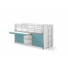 Lit compact enfant 90x200 avec bureau rabattable- Gamme bonny