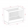 Lit bebe 120x60, Gamme altitude, marque vox