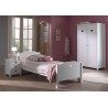 Chevet 3 tiroirs blanc  , Gamme amori