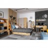 Commode enfant 1 porte, 3 tiroirs et 1 niche, Gamme CUBE