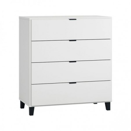 Commode 4 tiroirs, Gamme simple, marque vox