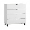 Commode 4 tiroirs, Gamme simple, marque vox