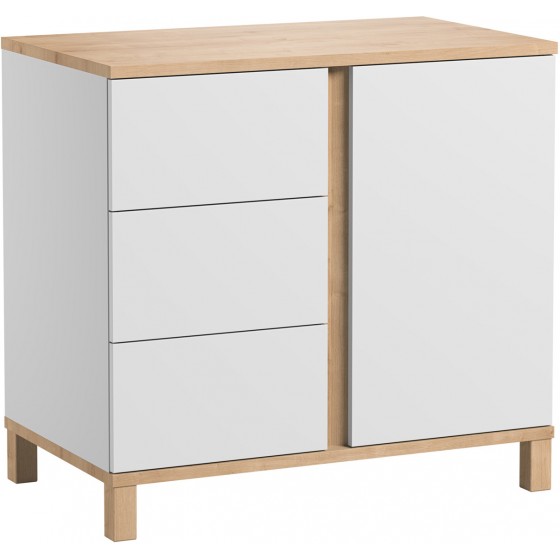 Commode bebe design 3 tiroirs, Gamme altitude, marque vox