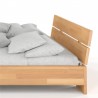 LIT DESIGN EN BOIS HETRE MASSIF , dimension 140x200, GAMME MILO