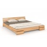 LIT ADULTE DESIGN EN BOIS HETRE MASSIF , dimension 180x200, GAMME NASH