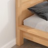 LIT CONTEMPORAIN EN BOIS HETRE MASSIF , dimension 140x200, GAMME OSLO