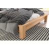 LIT CONTEMPORAIN EN BOIS HETRE MASSIF , dimension 180x200, GAMME OSLO