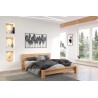 LIT CONTEMPORAIN EN BOIS HETRE MASSIF , dimension 180x200, GAMME OSLO