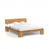 Lit en hêtre, couleur Hêtre, dimension 140 x 190, Gamme Carouge