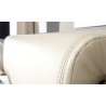Lit en chêne sommier relevable et coffre de rangement, couleur Chêne, dimension 160 x 200, Gamme Nice