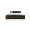 Lit design en bois dimension 140 x 190, Gamme Burgos