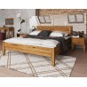 Lit en bois massif chene dimension 160 x 200, Gamme Essen