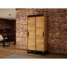 Armoire dressing,  2 portes, 2 penderies et 5 niches,  Gamme RICCIANO