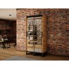 Armoire dressing,  2 portes, 2 penderies et 5 niches,  Gamme RICCIANO_T3