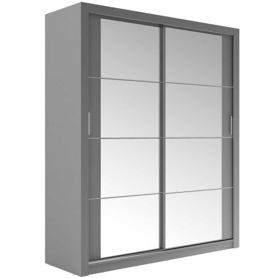 Armoire dressing  2 portes coulissantes avec miroirs , Gamme concept