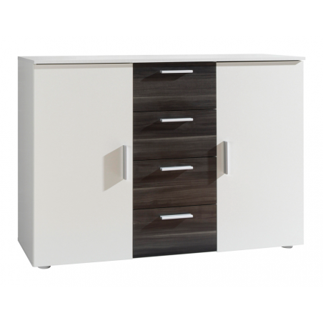 Commode contemporaine 2 portes 4 tiroirs , Gamme arte