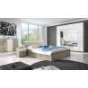 Commode en bois, 4 tiroirs, 2 portes, Gamme morat