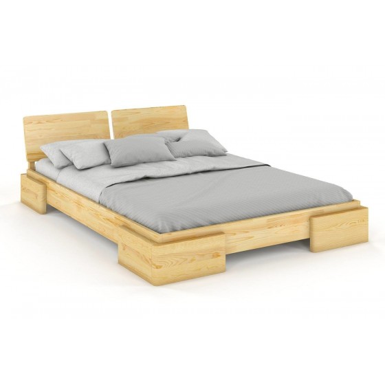 Lit bas design en  pin  massif , Gamme miro