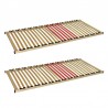 Sommier a lattes  en bois hetre massif , Gamme slimwood