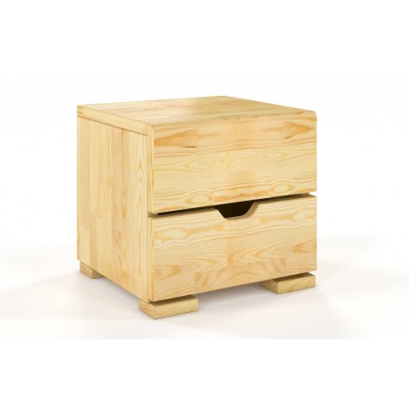 Chevet design en pin massif, chevet haut,  Gamme indigo
