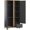 Armoire-dressing bebe 2 portes, 1 tiroir, Gamme altitude, marque vox