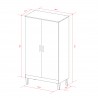 Armoire bebe  2 portes, Gamme lounge, marque vox