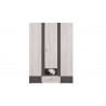 Armoire enfant en pin, 3 portes, 3 tiroirs, Gamme evora