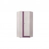 Armoire d'angle enfant en pin, 2 portes, Gamme evora