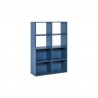 Bibliothèque enfant en bois, 8 niches, Gamme tavira