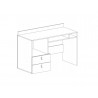 Bureau enfant en bois, 2 niches, 2 tiroirs, 1 porte, Gamme porto