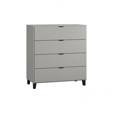 Commode 4 tiroirs, Gamme simple, marque vox