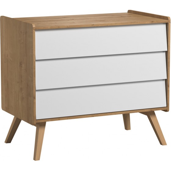 Commode bebe 3 tiroirs , Gamme vintage, marque vox